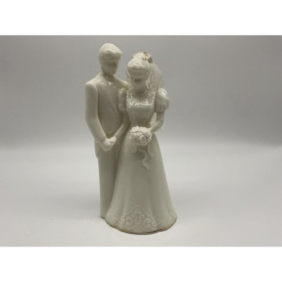 San Francisco Music Box Company Vintage Musical Bride & Groom Porcelain Figure - Picture 8 of 16